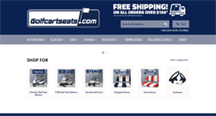 Desktop Screenshot of golfcartseats.com